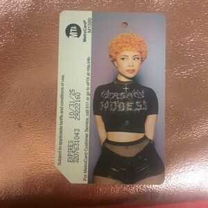 MTA Ice Spice Metro Card MTA Rare Limited Hip Hop 50th Birthday Metrocard
